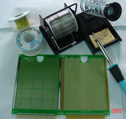 萬用板、OK線與焊槍